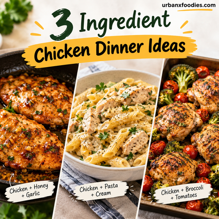 3 Ingredient Chicken Dinner Ideas: Easy, Delicious Meals for Busy Nights