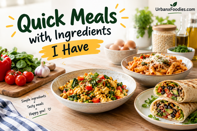 Quick Meals With Ingredients I Have: Easy Ideas for Busy Days