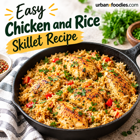 Easy Chicken and Rice Skillet Recipe